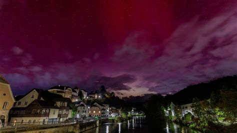 Sonnensturm rast auf Erde zu heute ist Polarlicht über Deutschland