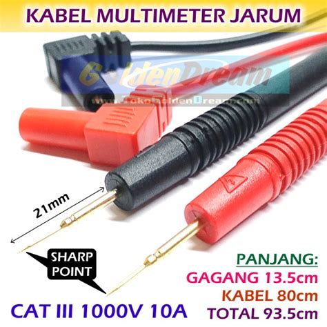 Jual Kabel Multimeter Jarum Test Lead Probes Avometer Multitester