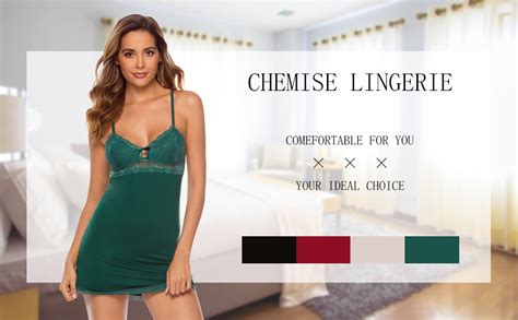 Gladiolus Women Lingerie Chemise Sexy Modal Sleep Dress V Neck Sleepwear Babydoll Nightgown