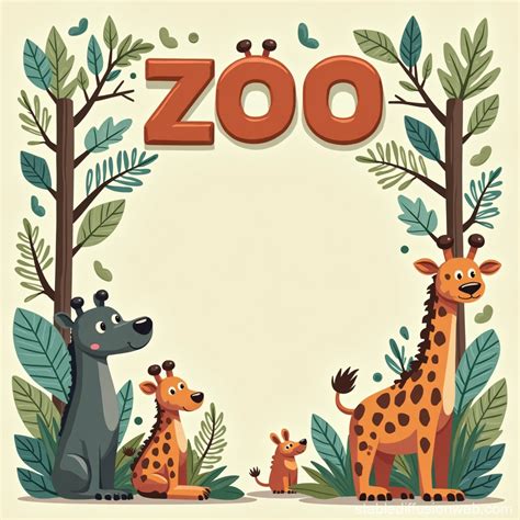 Zoo Flyer Template Design Stable Diffusion Online