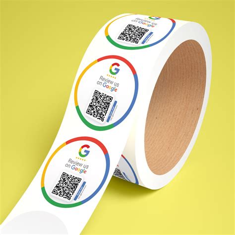 Google Review stickers with review QR code | truzzer