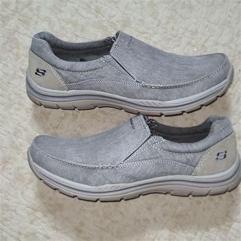 Skechers | Shoes | Skechers Relaxed Fit Memory Foam Canvas Slipon Shoes ...