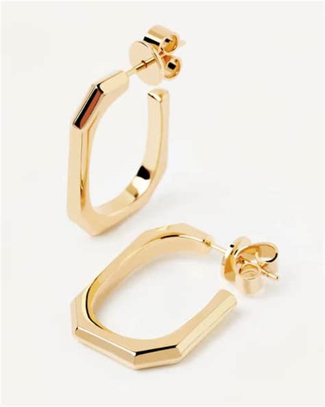 PDPaola Signature Link Gold Earrings Gullsmed J Gjertsen