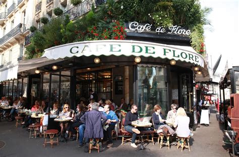 The legend of Paris is written at the Café de Flore Here