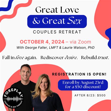 Fall Couples Retreat Foreplay Radio Couples And Sex Therapy