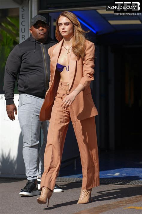 Cara Delevingne Sexy Seen Flaunting Her Hot Figure At The Mipcom In Cannes Aznude