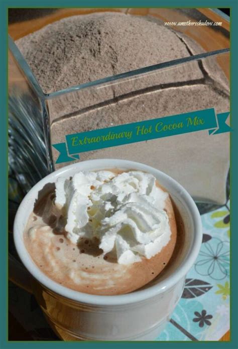 Extraordinary Homemade Instant Hot Cocoa Mix