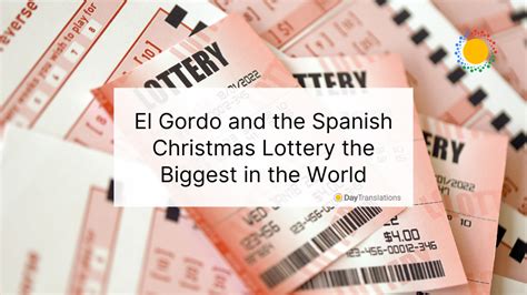 El Gordo And The Gigantic Spanish Christmas Lottery