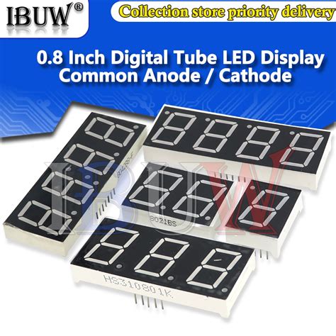 Pcs Inch Led Display Segment Bit Bit Bit Digit Tube Red