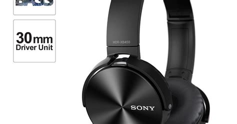 Sony MDR-XB450 On-Ear EXTRA BASS Headphones (Black) - Aerill.com ...