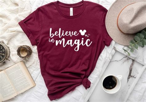 Disney Believe In Magic Shirt Disney Magic Shirt Disney Etsy