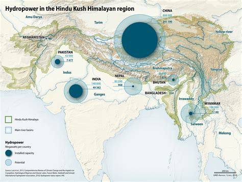 Hindu Kush Mountains On World Map
