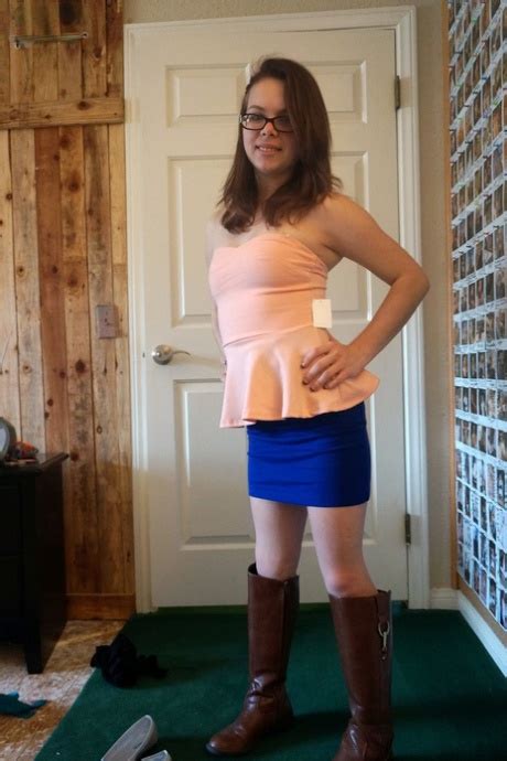 Nerdy Russian Girl Jennifer Bliss Bares Her Tiny Tits While Trying On Clothes CoedCherry