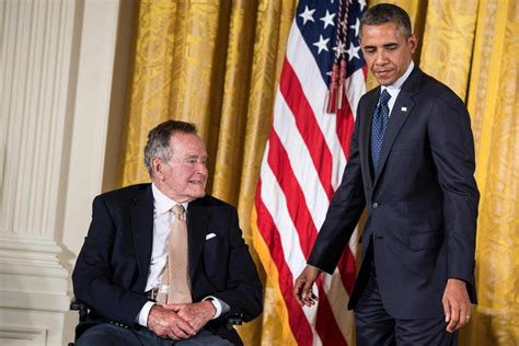 George H W Bush Leaders React To His Death The Boston Globe