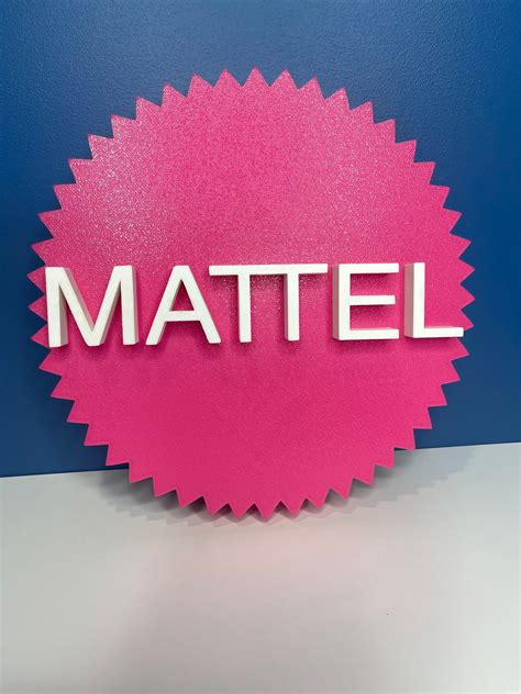 Pink Mattel Logo