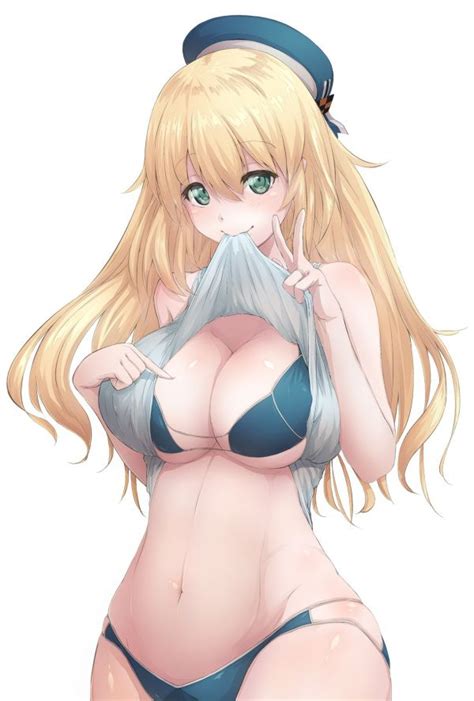 Wallpaper Illustration Blonde Sea Long Hair Anime Girls Blue