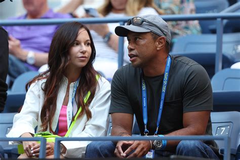 Tiger Woods’ Girlfriend Erica Herman Glows in Neon at US Open 2022