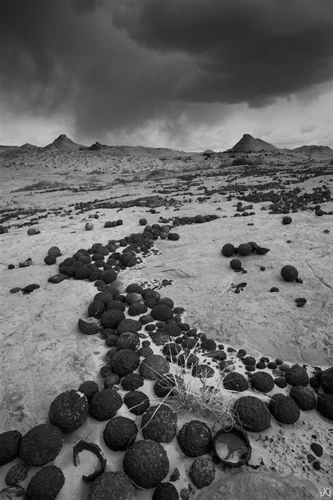 Storm Above The Moqui Marbles Grand Staircaseescalante National