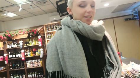 Public Sex In A Gas Station Toilet With Super Hot Italian Blonde