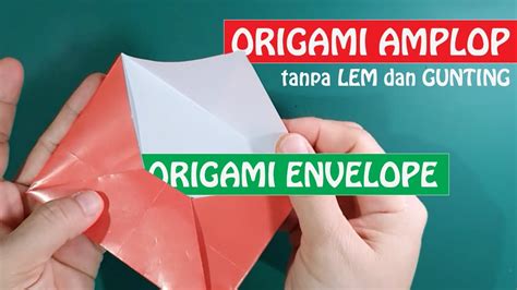 Origami Amplop Cara Membuat Origami Amplop Tanpa Lem Dan Gunting