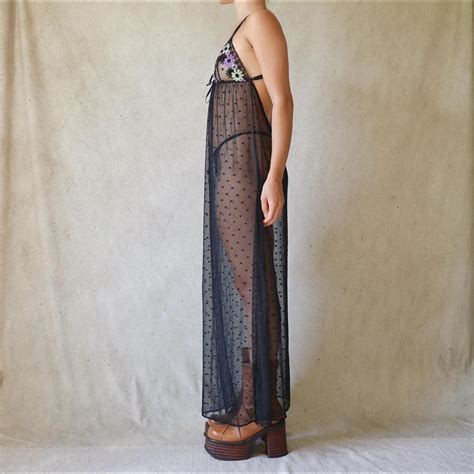 Savage X Fenty Daisy Print Lingerie Duster Depop