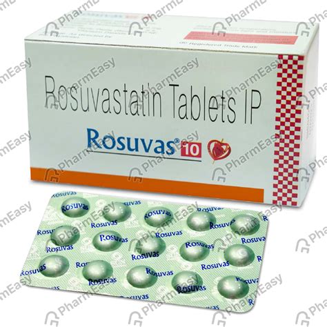 Rosuvas 10 MG Tablet 15 Uses Side Effects Price Dosage PharmEasy