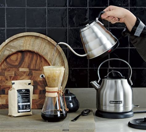 Kitchenaid Silver Electric Kettle Reviews Crate And Barrel Chemex