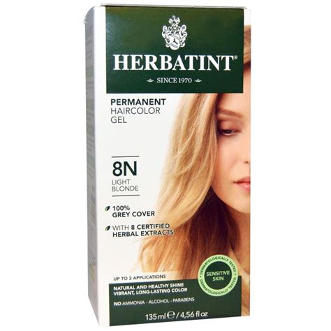 Herbatint Herbal Haircolor Gel Permanent N Light Blonde