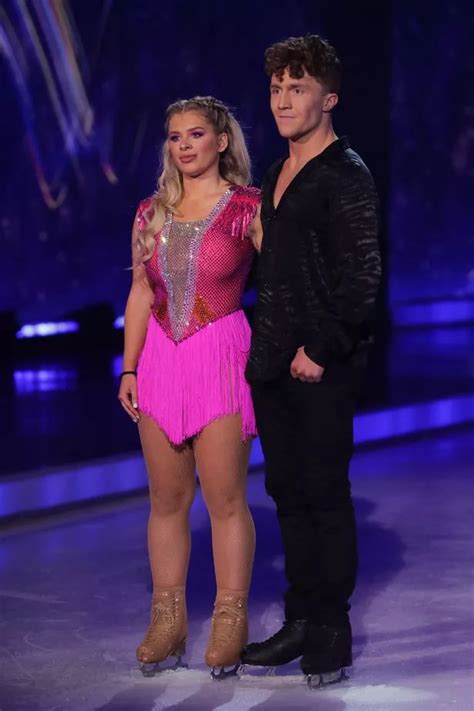 Dancing On Ice S Liberty Poole Wows In Plunging Blue Lingerie After Show Exit Daily Star