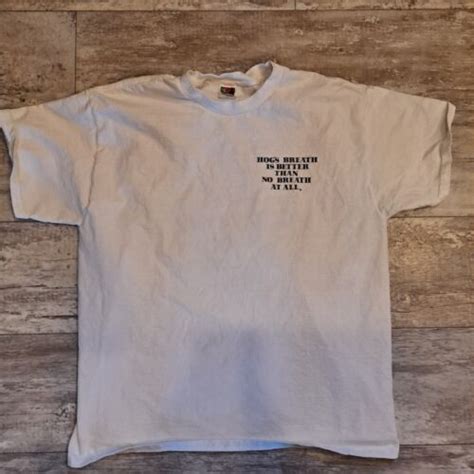 Vintage Hogs Breath Saloon Key West Florida T Shirt Size XL White With