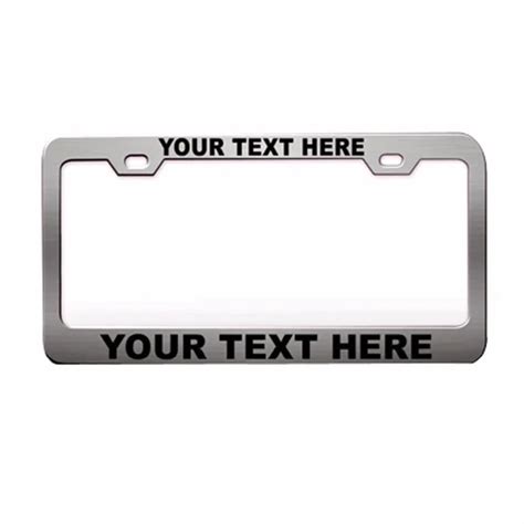 Custom Car License Plate Frame License Holder Personalized License