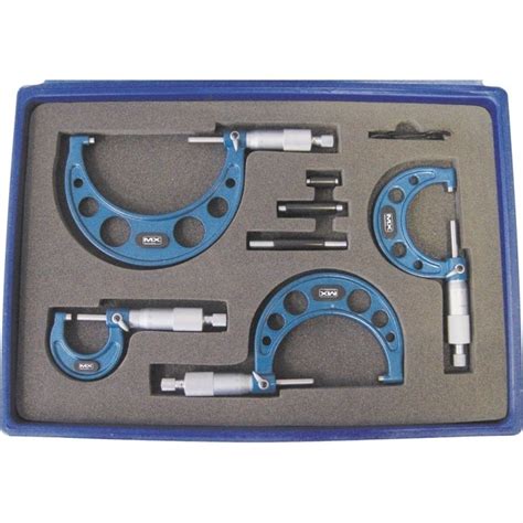 20116 Imperial Outside Micrometers 4 Piece Set Machineryhouse