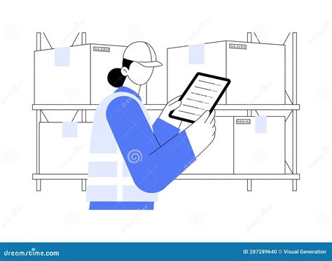 Inventory Tracking Line Icons Collection Tracking Inventory Control