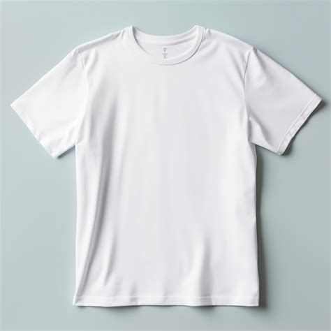 Maquete De Camiseta Branca Em Branco Foto Premium