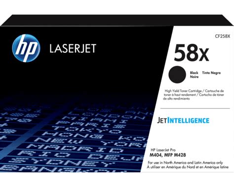 Cartucho De T Ner Hp X Negra Alto Rendimiento Laserjet Original