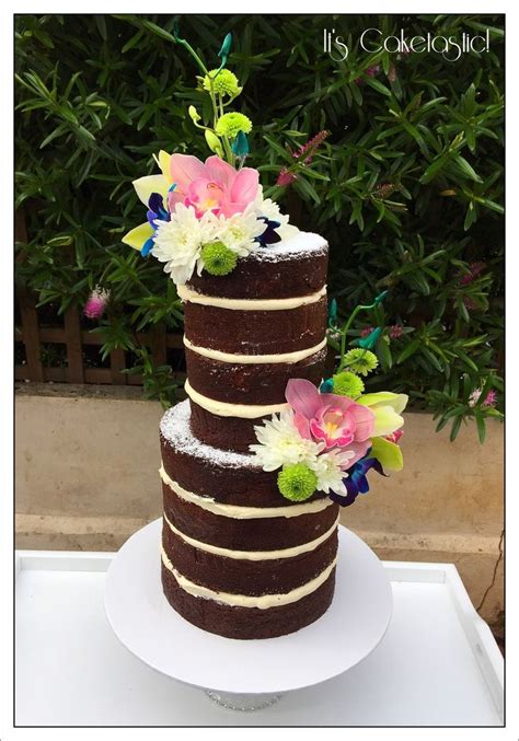 Peppermint Chocolate Naked Cake