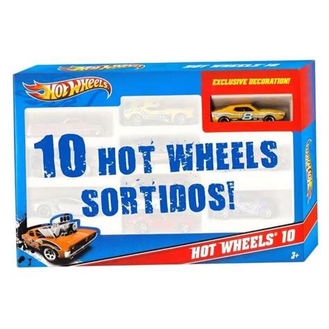 Kit Carrinhos Hot Wheels Escala Sortido Carros Mattel Carrinho De Brinquedo