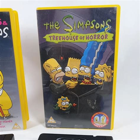 Simpsons Treehouse Of Horror Sex Lies Simpsons Vhs Video Cassette Tape Lot Picclick Uk