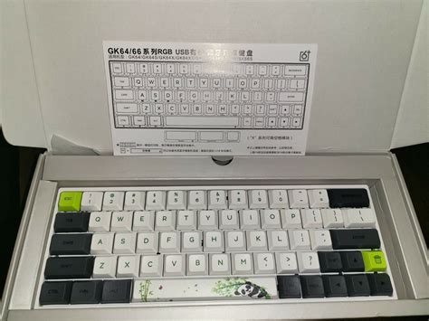 Used Epomaker Skyloong Sk Keys Hot Swappable Mechanical Keyboard Panda Ubb Threads