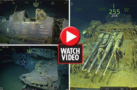 Uss Lexington Sunken World War Two Wreckage Finally Discovered Daily