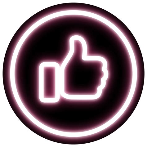 Neon Lights Thumbs Up Sticker By E On For Ios Android Giphy