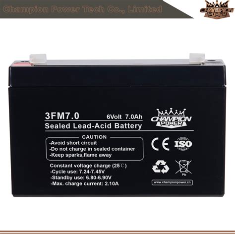 3FM7.0 6V7.0Ah AGM Battery - Buy VRLA AGM Batteries, Lead acid battery ...