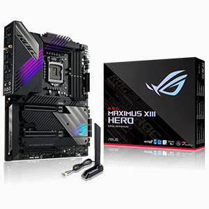 Asus ROG MAXIMUS XIII HERO Z590 ATX Motherboard | VillMan Computers