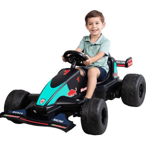 Carrinho Infantil De Pedalar - Carrinho de Pedal Infantil Biemme Formula 1 Racing Monza - Maçã Verde Baby