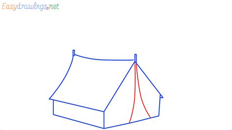 how to draw a camping