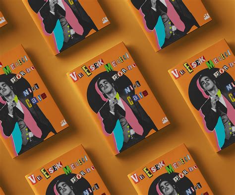 nick cave book cover design  behance