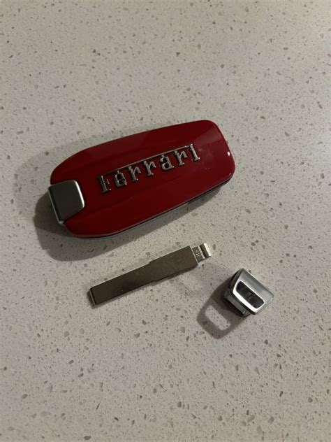Ferrari Key Shell, Uncut Key, Logo, Smart Remote 458 588 488GTB La ...