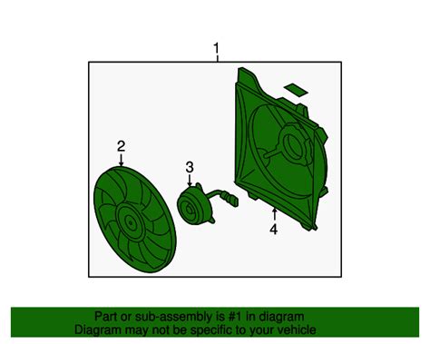2006 2011 Hyundai Accent Fan Assembly 25380 1e100 Oem Parts Online