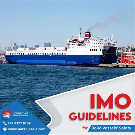 ensuring safety  roro vessels  sale  imo guidelines