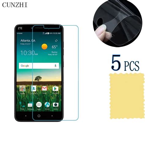 Cunzhi 5pcs Ultra Slim LCD PET Material Screen Protector Film For ZTE